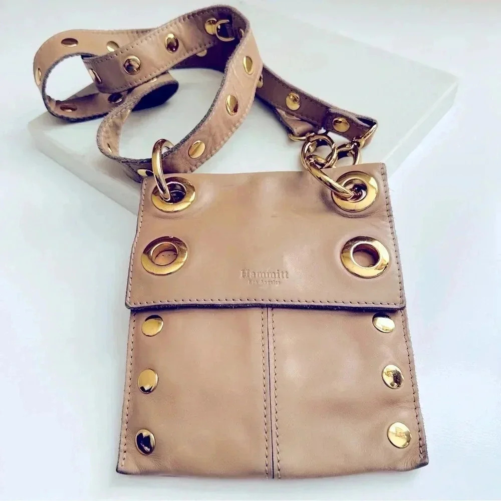 Hammitt Los Angeles Montana Studded Leather Crossbody
